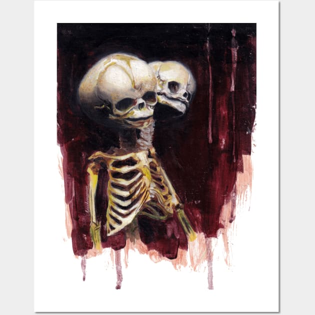 Skull art Wall Art by Ansekenamun